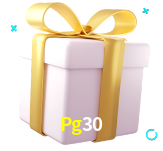 Receba seus bônus de boas-vindas no Pg30